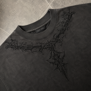 T-shirts unis 100 % coton OEM, T-shirt épais 100 % coton 300 g/m², Camiseta, T-shirt de course OEM sublimation délavé à l'acide - Product Image 1