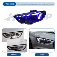 HETOP A3 RGB-Scheinwerfer 2017-2020 Spezielles Kundenspezifisches Upgrade RGB-Farblinsen LCI-Scheinwerfer Einzigartige Auto-LED-Tagfahrleuchten Plug-and-Play für Audi