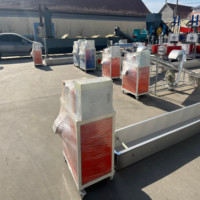 Machine de granulation de plastique recyclé pour films LDPE, LLDPE, PP, PE, sacs tissés, bouteilles, déchets, CE, EPS, PA, PPR, moteur monophasé, 10 tonnes