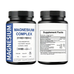 Cápsulas <span class=keywords><strong>de</strong></span> Magnesio Glicinato <span class=keywords><strong>de</strong></span> Marca Privada para Dormir, Minerales para Equilibrar el Ciclo del Sueño, <span class=keywords><strong>Descanso</strong></span> Profundo, Relajación, OEM, ODM, Venta al por Mayor - Product Image 6