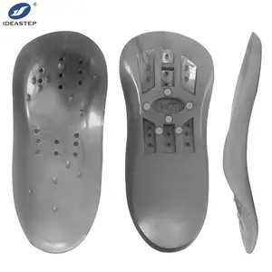 Ideastep Magnetic Massage Orthotic Elevated Rigid Arched Hard Plastic Arch Support Pp Shell Rigid Shoe Insert 3/4 Insole