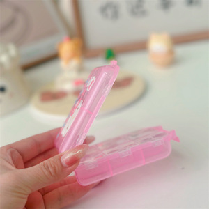 กล่องยาพกพา Labubu แบบพับได้ แบ่งช่องเก็บยา ดีไซน์การ์ตูน ใช้ได้ทุกวัน - Product Image 4
