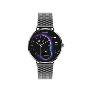 T8 Ultra Ultra-Thin Small Smart Watch for Women Stainless Steel Strap Long Battery Life AMOLED Health Monitor with 170+ Sports - Product Image 2