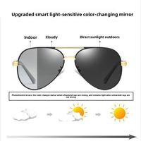TY33 2026 Nuevas Gafas de Sol Polarizadas Fotocromáticas Premium para Hombre, Protección UV400, Montura Completa, para Conducir al Aire Libre
