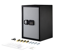 Caja Fuerte para Joyas de Gran Capacidad, Caja Fuerte Digital con Cerradura Maestra para Uso en el Hogar y la Oficina