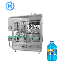 Machine de remplissage et de bouchage entièrement automatique à 4 têtes, haute technologie, pour liquides antigel, avec suivi sous-marin et fonction anti-gel