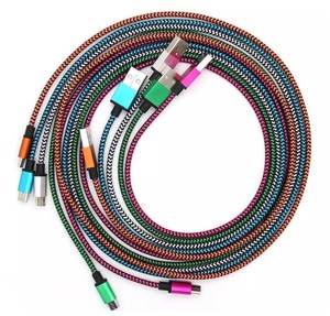 Cable <span class=keywords><strong>cargador</strong></span> de datos de carga rápida USB trenzado de nailon con <span class=keywords><strong>cabeza</strong></span> de Metal de 2M y 6 pies para <span class=keywords><strong>iPhone</strong></span> X <span class=keywords><strong>11</strong></span> 12 13 Pro Max 2M cables trenzados de nailon - Product Image 6
