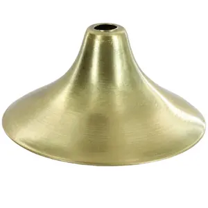 来样定做灯具零件黄铜各种直径空心中心孔喇叭锥带滑厂家价格