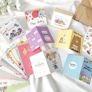 Biglietti d'auguri alla rinfusa <span class=keywords><strong>di</strong></span> <span class=keywords><strong>buon</strong></span> <span class=keywords><strong>compleanno</strong></span> personalizzati <span class=keywords><strong>di</strong></span> varietà personalizzata assortiti a colori assortiti con buste - Product Image 2