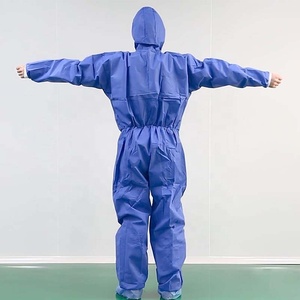 Tipo 5 tipo 6 terno protetor não tecido do macacão descartável para a proteção industrial e os pintores - Product Image 3