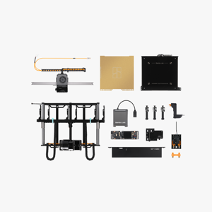 Kit de mise à niveau pour imprimante 3D Vortek, accessoires en plastique et métal de qualité supérieure, modèles H2D/H2S, gris/noir, performances améliorées, 1,2 kg - Product Image 3
