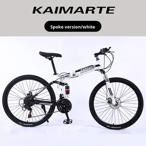 Venta al por mayor de fábrica bicicleta de montaña plegable cola suave 21-30 velocidad acero 24-26 pulgadas adulto estudiante joven bicicleta de cercanías - Product Image 2