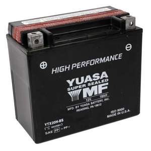 Batería Yuasa Ytx20h Bs 12v 18ah para Motocicleta de Alto Rendimiento Sellada - Product Image 1