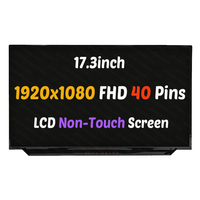 شاشة عرض LCD غير تعمل باللمس مقاس 17.3 بوصة طراز B173HAN04.7، لوحة بديلة بدقة FHD 1920×1080 وتردد 120 هرتز و40 دبوسًا، متوفرة بالجملة