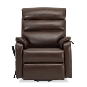 CJSmart Cadeira elevatória reclinável plana com motor duplo para uso doméstico, posição infinita com massagem térmica, cadeira elevatória reclinável para idosos