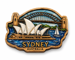 Imán de Madera para Refrigerador de Recuerdo de Australia, Diseño 3D de la Ópera de Sídney, Koala, Canguro, Adhesivo Magnético, Regalo de Viaje para Turistas - Product Image 3