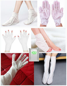 ถุงมือบำรุงผิวมือและมาส์กขัดผิวเท้าสำหรับมือแห้งแตกและดูแลผิวเท้า มาส์กมือ - Product Image 6