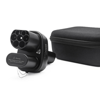 Adaptateur Tesla EV personnalisé CCS2/Type2, connecteur de charge EV de niveau 2, étanche IP54, 200-1000V, 200KW, certifié CE/RoHS, -30°C +50°C