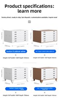 Armoire de classement à 5 tiroirs en acier épaissi avec serrure à clé pour le stockage de données d'ingénierie et de dessins A0/A1 – Design moderne