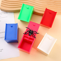 Boîte à araignée farceuse POWER Trick Spider – Boîte cachée amusante pour blagues, jeu amusant, blague pour amis, anti-stress unique