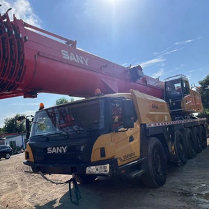 Grue mobile sur camion Sany 100T d'occasion en bon état de marche, prix avantageux en promotion avec moteur et pompe - Product Image 2