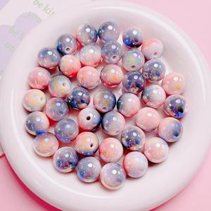 Cuentas Redondas Acrílicas de 16mm con Recubrimiento UV, Degradado de Color Iridiscente, Material para Cadenas de Teléfono, Llaveros y Accesorios de Joyería DIY - Product Image 6