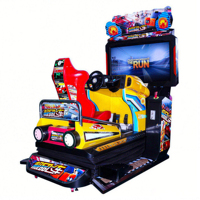 Simulateur de course automobile VR de haute qualité 55 pouces, machine de jeu d'arcade modèle Baby Bear 52, certifié CE, batterie rechargeable, personnalisable