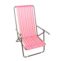Chaise pliante en métal, 2 positions, hauteur réglable, sac à dos de plage, camping, brésil