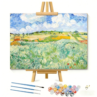 Peinture par numéros personnalisée en gros, kit d'art ODM, ensemble d'art directement de l'usine, emballage personnalisé disponible, kit de peinture par numéros