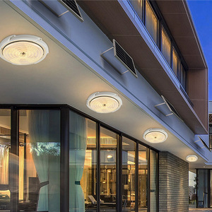 Led ngoài trời ánh sáng hiện đại đèn chùm năng lượng mặt trời ánh sáng Trần với điều khiển từ xa trong nhà 3 chế độ Dimmable không thấm nước Patio vườn corr - Product Image 6