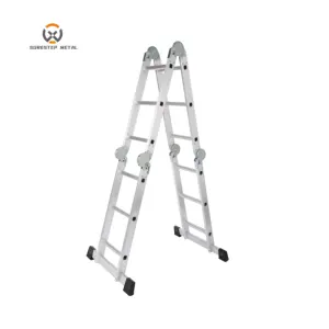 Алюминиевые регулируемые многоцелевые складные ступенчатые лестницы алюминиевые Подержанные лестницы для продажи