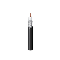 Belden 1694A Cable Coaxial para Audio y Video Conductor de Cobre de 18 AWG, 75 Ohm, con Cubierta de PVC, 1 Unidad, 1 Unidad