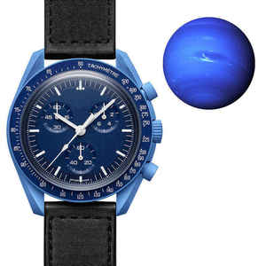 Montres sport quartz pour homme de haute qualité, étanches, chronographe, luxe, affichage à aiguilles sur cadran en verre de 40 mm - Product Image 2