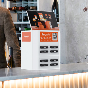 Estación de Alquiler de Baterías Portátiles de Alta Calidad con 8 Ranuras, 10 Pantallas, Compatible con USB, Enchufe Estadounidense, Alta Capacidad, para Exteriores - Product Image 2