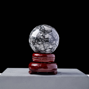 Boule de cristal de guérison naturelle en gros sphère fossile <span class=keywords><strong>Orthoceras</strong></span> polie pour cadeau souvenir - Product Image 2
