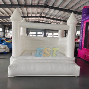 Castillo Inflable Comercial Moonwalk de 10x10, Brincolín, Jumper de PVC Blanco para Bodas y Fiestas - Product Image 6