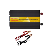 Pretiosus onduleur Intelligent onduleur DC12V à AC 220V 1000W aluminium modifié onduleur à onde sinusoïdale convertisseur de puissance