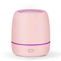 Nouveau mini humidificateur d'air ultrasonique 7 couleurs, 100 ml, USB, diffuseur d'huiles essentielles contrôlé par application pour voiture
