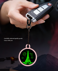 Colgante de mochila transfronterizo con diseño de Monte Fuji, <span class=keywords><strong>Torre</strong></span> <span class=keywords><strong>Eiffel</strong></span> de París y Tokio |   Luz Nocturna Acrílica con Diseño Encantador |   Exquisito Artículo Promocional de Color Personalizado - Product Image 5