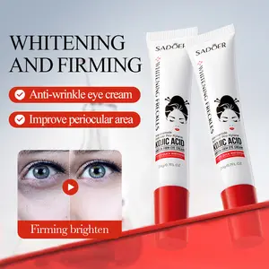 Schlussverkauf Qu-Säure aufhellende und sommersprossen entfernende Augencreme für Anti-Aging Faltenprävention straffend und feuchtigkeitsspendend