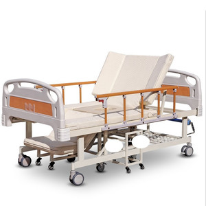 Manual Nursing <b>Bed</b> 202cm X 107cm X 61cm Stainless Steel Home Care For Paralyzed Patients - Product Image 3