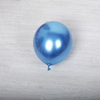 Ballon en latex chromé de couleur rouge métallique de haute qualité de 5 pouces pour la décoration de mariage et de fête