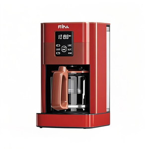 Cafetera de goteo de conservación de calor temporizada autolimpiante de estilo americano, plástico duradero multifuncional para coche al aire libre RV - Product Image 1