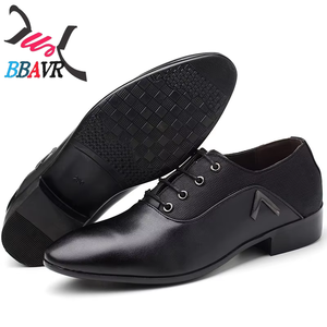 Zapatos Formales de Negocios para Hombre, Transpirables, con Absorción de Impactos, Casuales de Verano, con Punta en Pico, con Cordones, Suela de Goma, Talla Extra Grande - Product Image 3