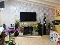MOI Deco Panneaux muraux décoratifs 3D en PVC imperméable à l'eau Panneau mural sans colle pour la redécoration des murs intérieurs