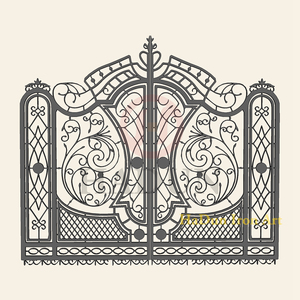 Puertas automáticas tradicionales cortadas con láser <span class=keywords><strong>para</strong></span> peatones <span class=keywords><strong>para</strong></span> casas - Product Image 3