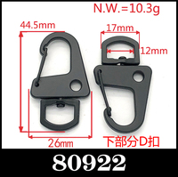 Dernier classique 25mm laiton sac à main/lanière/chien laisse boucle en alliage de zinc métal pivotant mousqueton avec finition plaquée pour les bagages
