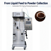 Mini sécheur par pulvérisation automatique de laboratoire pour poudres de lait, thé, café et œufs - Acier inoxydable 304, chauffage électrique, R&D