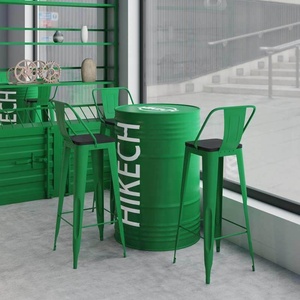 Conjunto de Bar de Bambú Moderno, Comercial e Industrial para <span class=keywords><strong>Restaurante</strong></span>, Tienda de Té con Leche, Cafetería, KTV, Combinación de Mesa <span class=keywords><strong>y</strong></span> Sillas - Product Image 1
