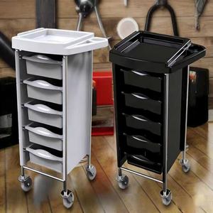 Carrito de Herramientas de Belleza y Peluquería, Carrito de Mano para Salón de Belleza, Carrito de Herramientas de Peluquería, Carro de Entrega para Estampado en Caliente y Tinte de Cabello - Product Image 6